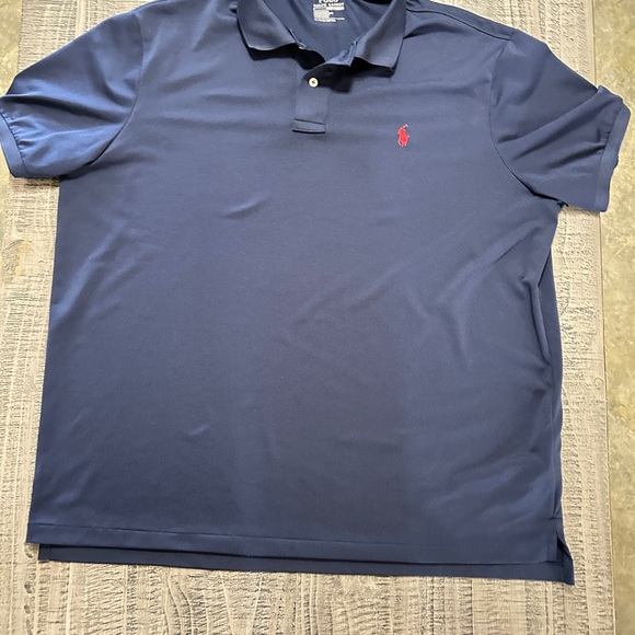 Polo by Ralph Lauren Men's Navy Performance Polo Shirt - Picture 1 of 7